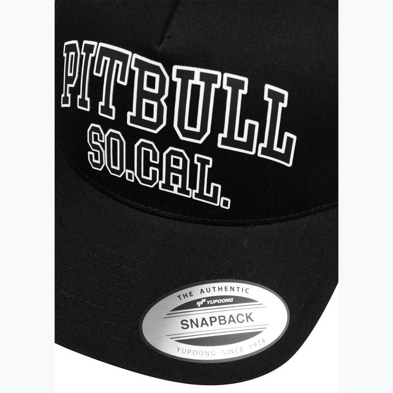 Vyriška kepurė su snapeliu Pitbull "SO.CAL.” Retro Trucker juoda/juoda/balta 4