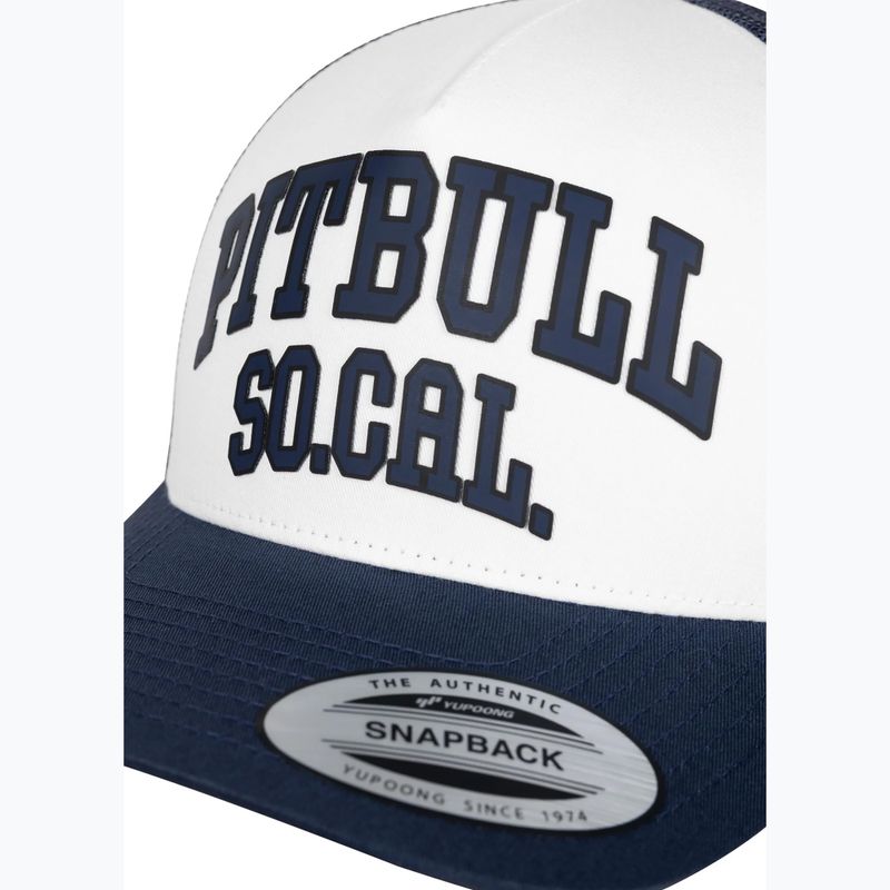 Vyriška kepurė su snapeliu Pitbull "SO.CAL.” Retro Trucker juoda/balta 3
