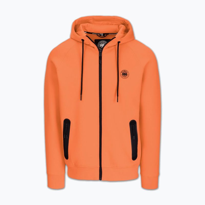 Vyriškas džemperis Pitbull Dogwood Hooded Zip Sweatshirt fluo orange 5