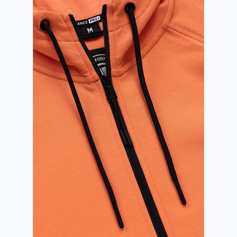 Vyriškas džemperis Pitbull Dogwood Hooded Zip Sweatshirt fluo orange 7