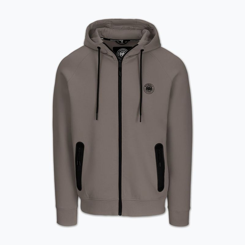 Vyriškas džemperis Pitbull Dogwood Hooded Zip Sweatshirt taupe 5