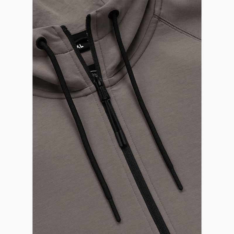 Vyriškas džemperis Pitbull Dogwood Hooded Zip Sweatshirt taupe 7