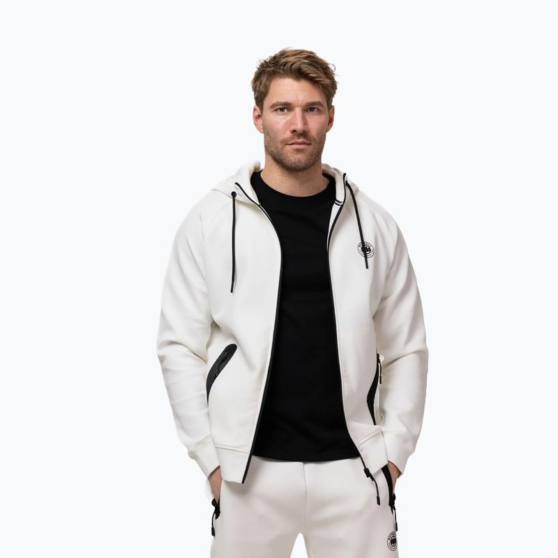 Vyriškas džemperis Pitbull Dogwood Hooded Zip Sweatshirt off white 4