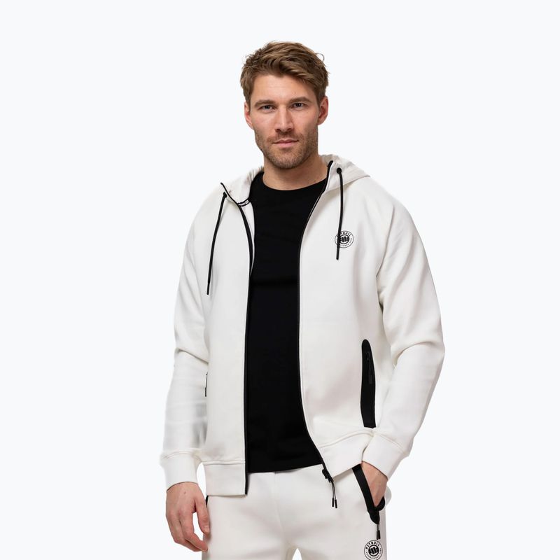 Vyriškas džemperis Pitbull Dogwood Hooded Zip Sweatshirt off white 5