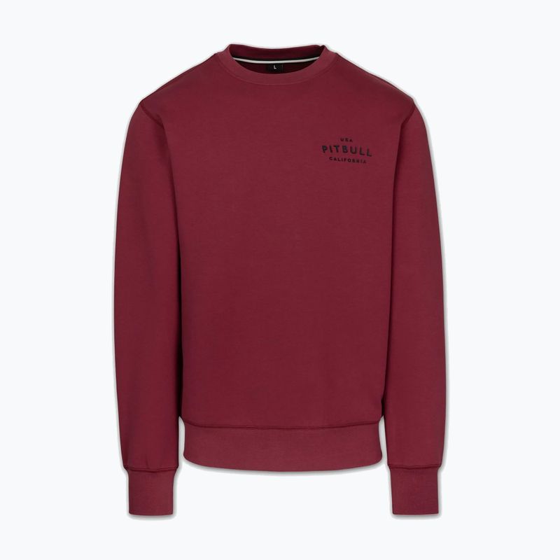 Vyriškas džemperis Pitbull Sampson Crewneck Sweatshirt burgundy 5
