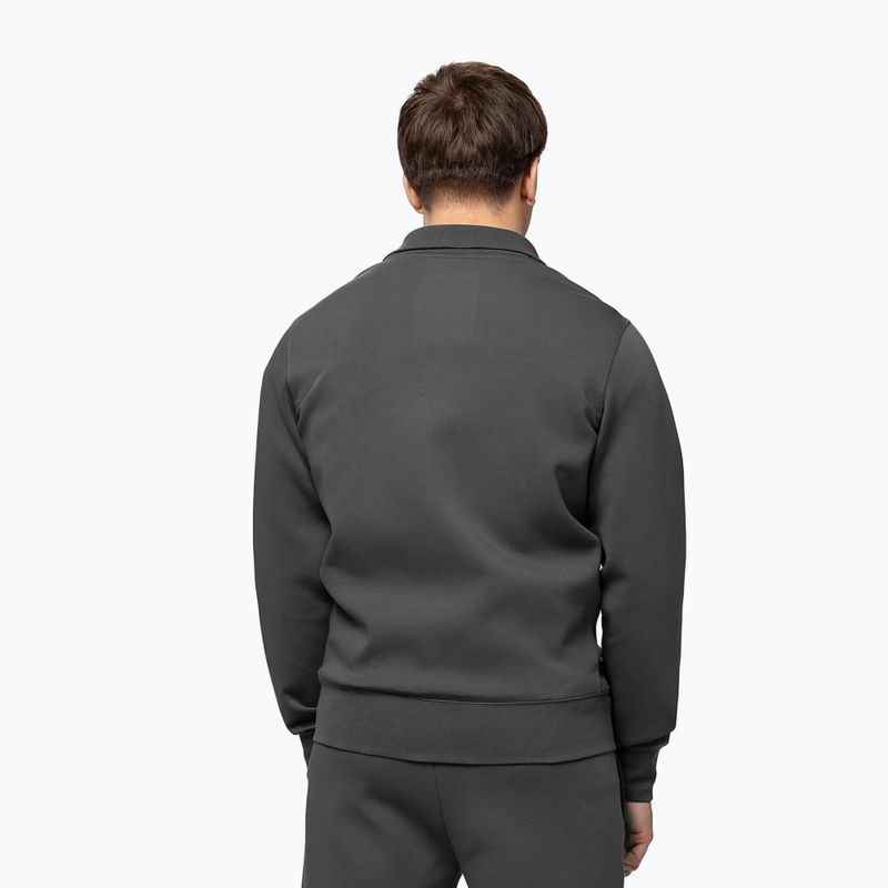 Vyriškas džemperis Pitbull Sampson Zip grey/green 3