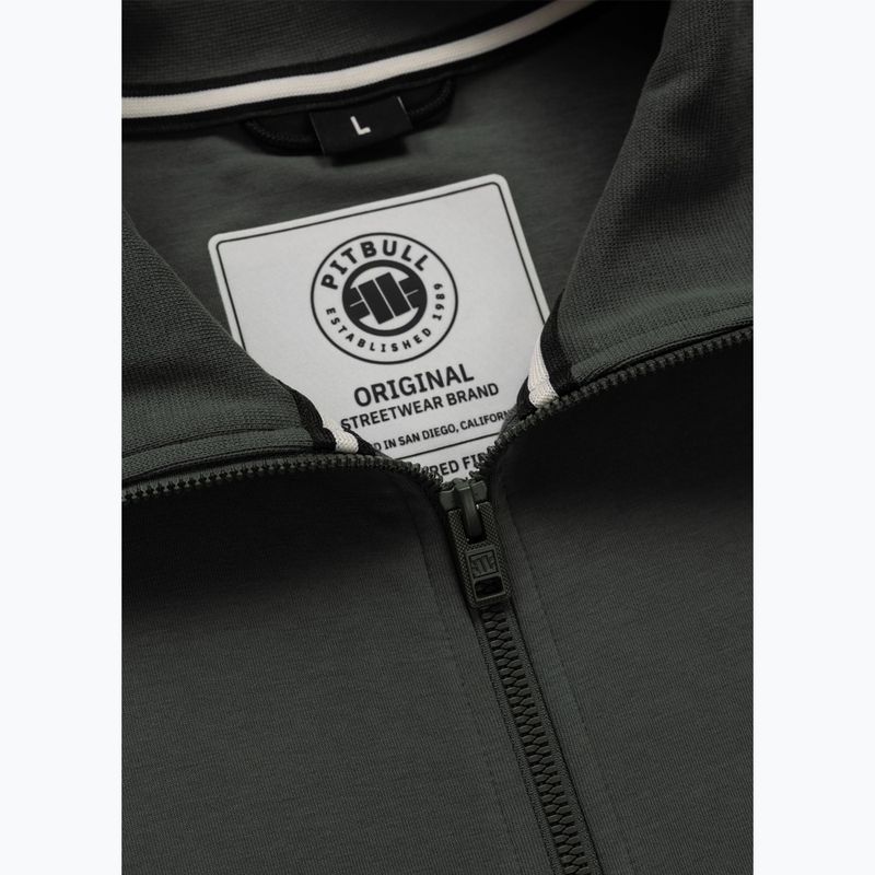 Vyriškas džemperis Pitbull Sampson Zip grey/green 7