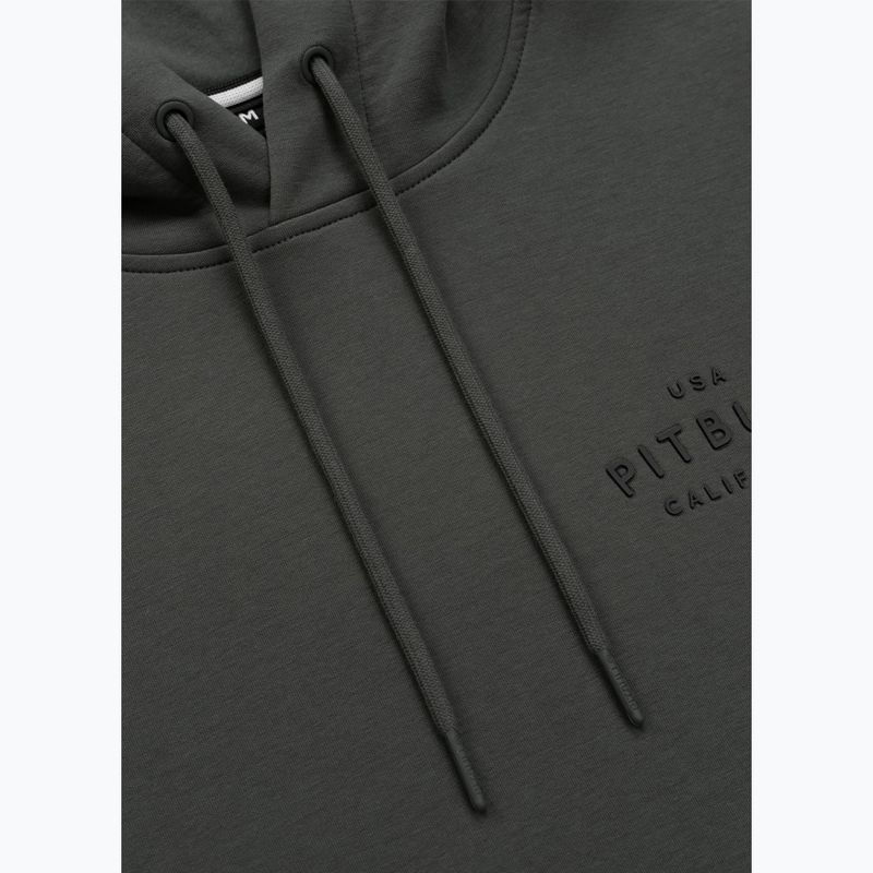 Vyriškas džemperis Pitbull Sampson Hooded Sweatshirt grey/green 7