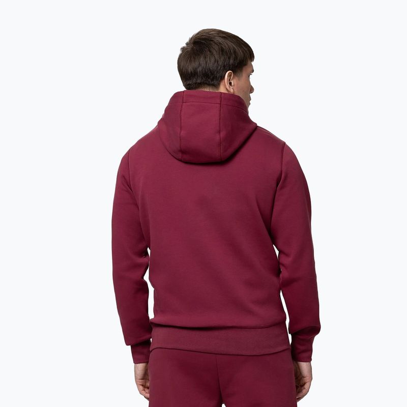 Vyriškas džemperis Pitbull Sampson Hooded Sweatshirt burgundy 3