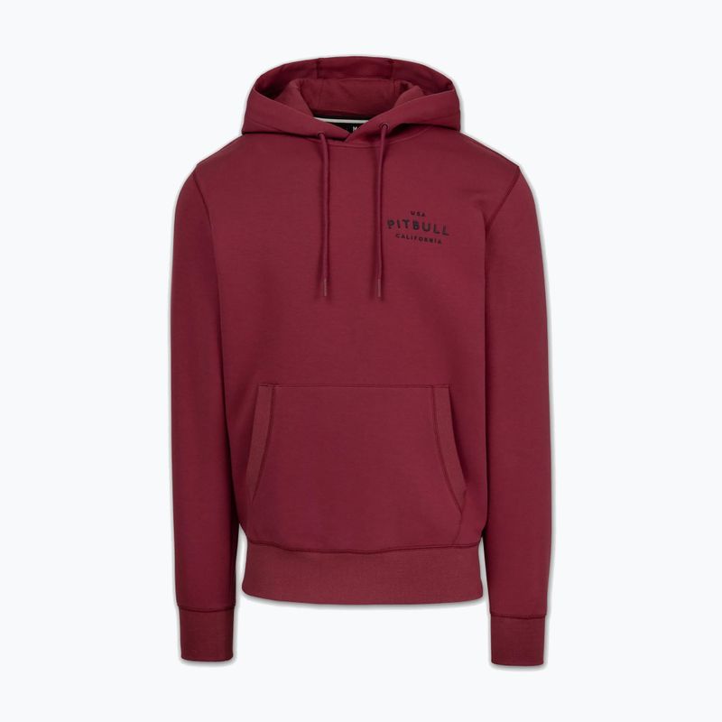 Vyriškas džemperis Pitbull Sampson Hooded Sweatshirt burgundy 7