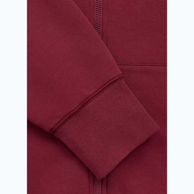 Vyriškas džemperis Pitbull Sampson Hooded Zip Sweatshirt burgundy 9