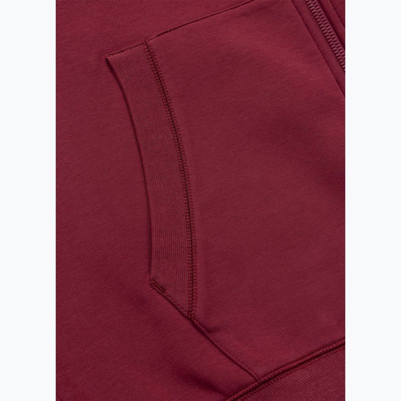 Vyriškas džemperis Pitbull Sampson Hooded Zip Sweatshirt burgundy 10