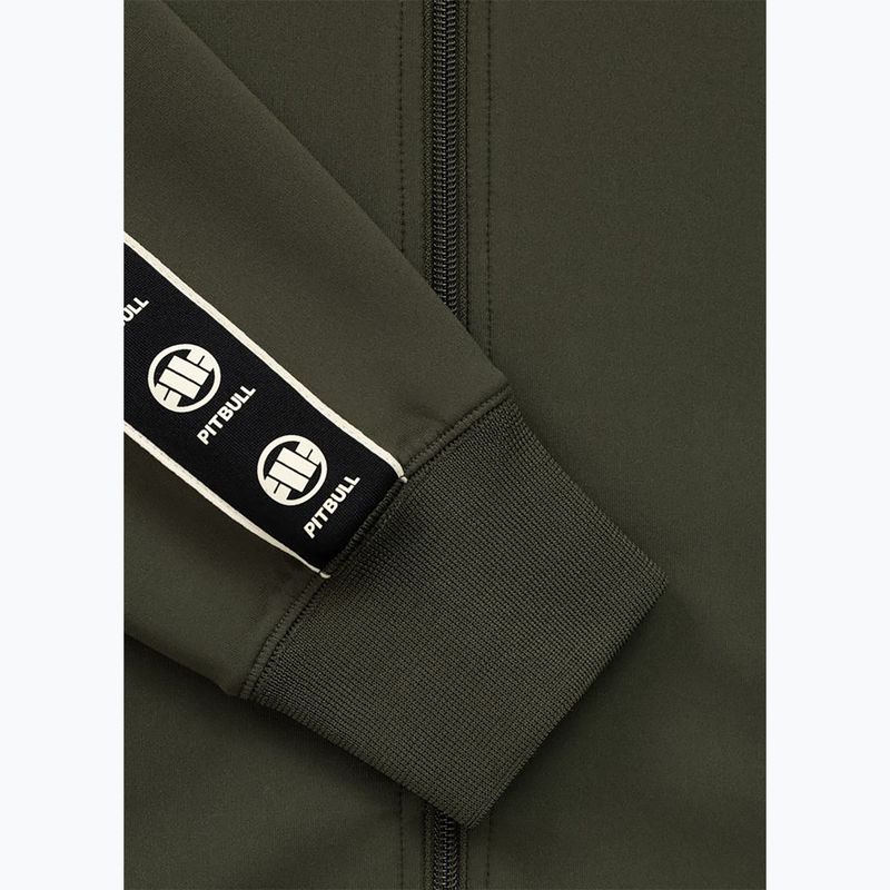 Vyriškas džemperis Pitbull Track Jacket Powers old green 6