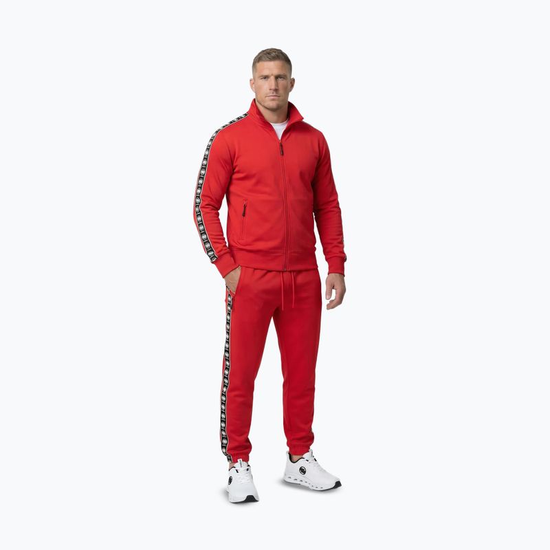 Vyriškos kelnės Pitbull Track Powers fluo/red 2