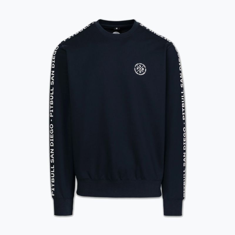 Vyriškas džemperis Pitbull Tape Parker Crewneck dark navy 4