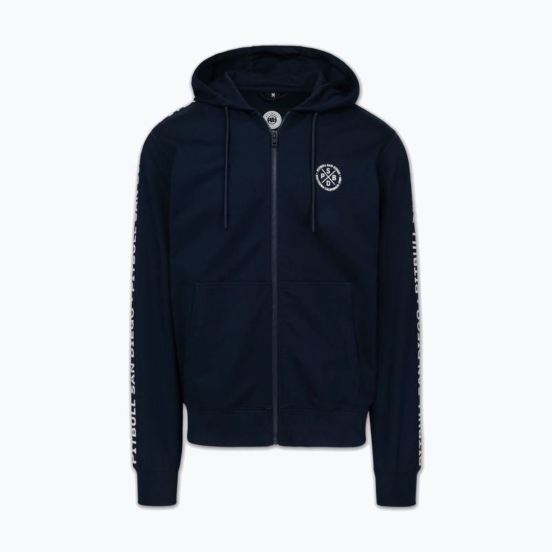 Vyriškas džemperis Pitbull Tape Parker Hooded Zip dark navy 5