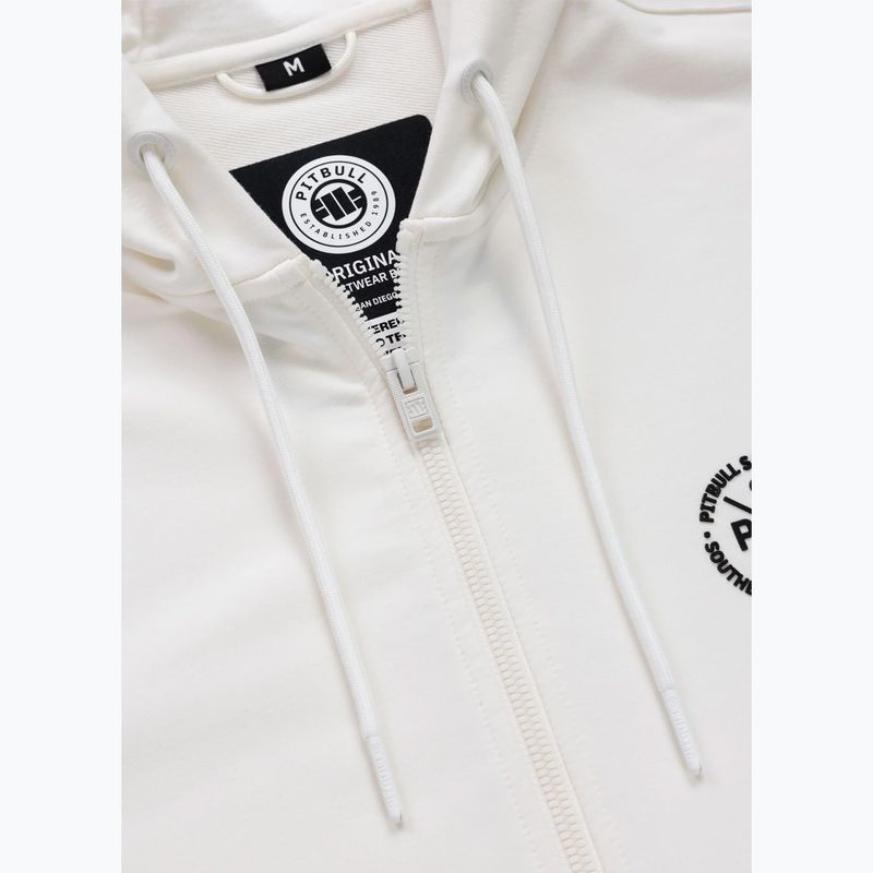 Vyriškas džemperis Pitbull Tape Parker Hooded Zip off white 5