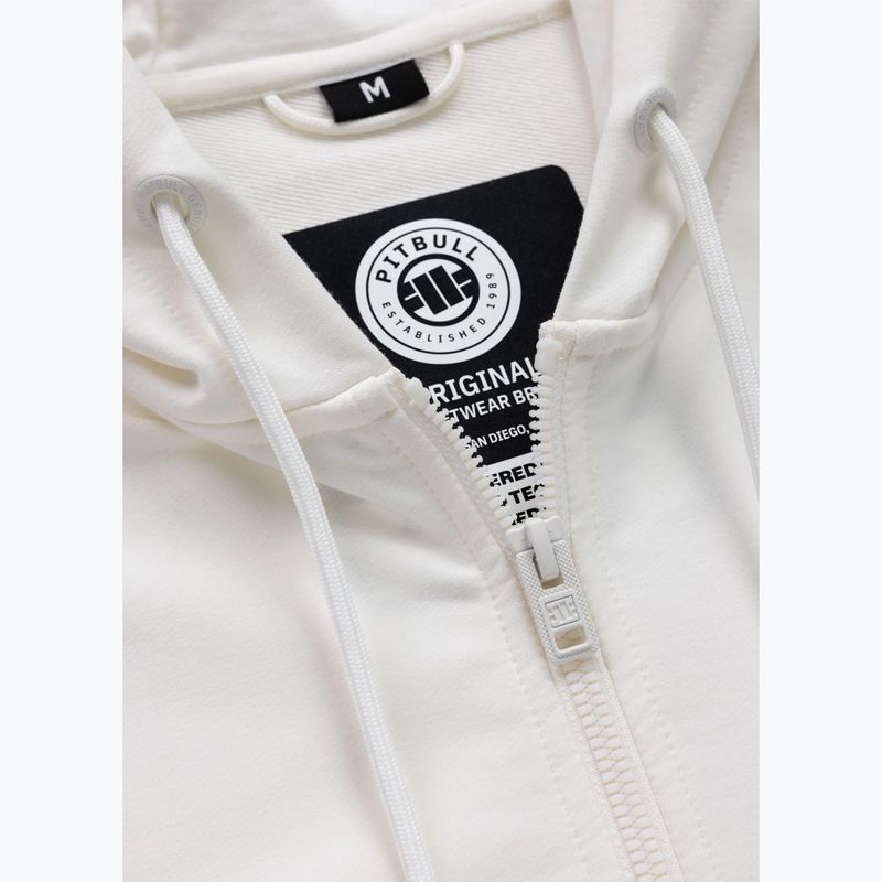 Vyriškas džemperis Pitbull Tape Parker Hooded Zip off white 6