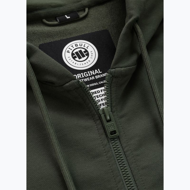 Vyriškas džemperis Pitbull Tape Parker Hooded Zip old green 9