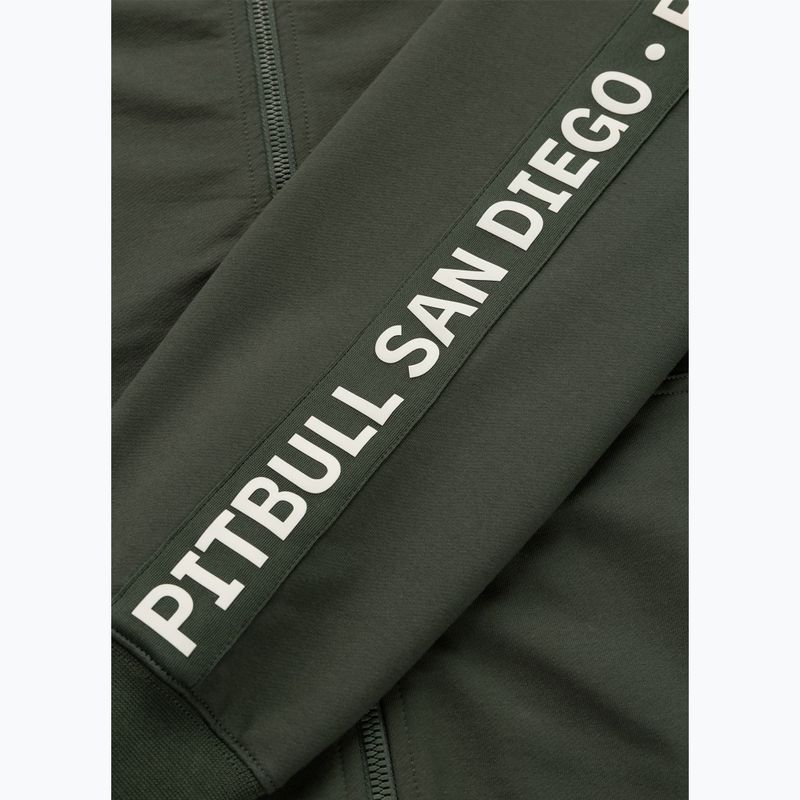 Vyriškas džemperis Pitbull Tape Parker Hooded Zip old green 11