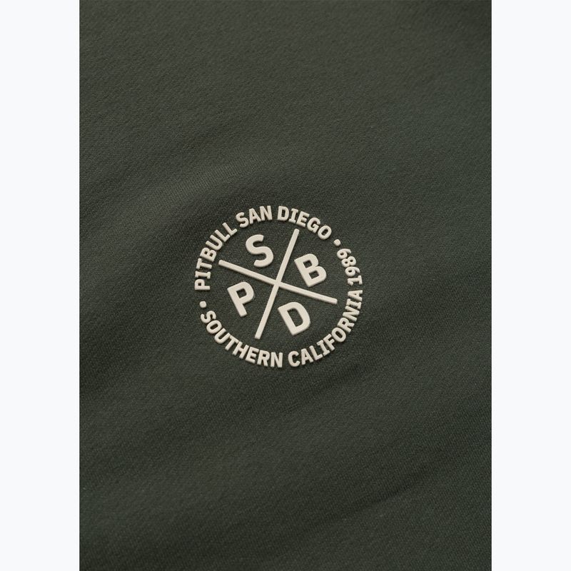 Vyriškas džemperis Pitbull Tape Parker Hooded Zip old green 13