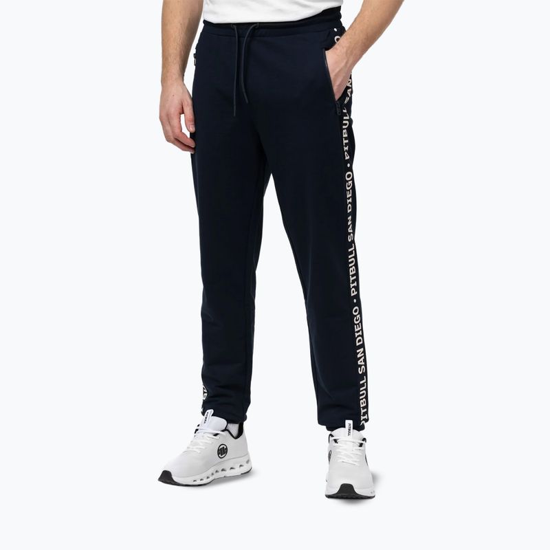 Vyriškos kelnės Pitbull Tape Parker Jogging dark navy 4