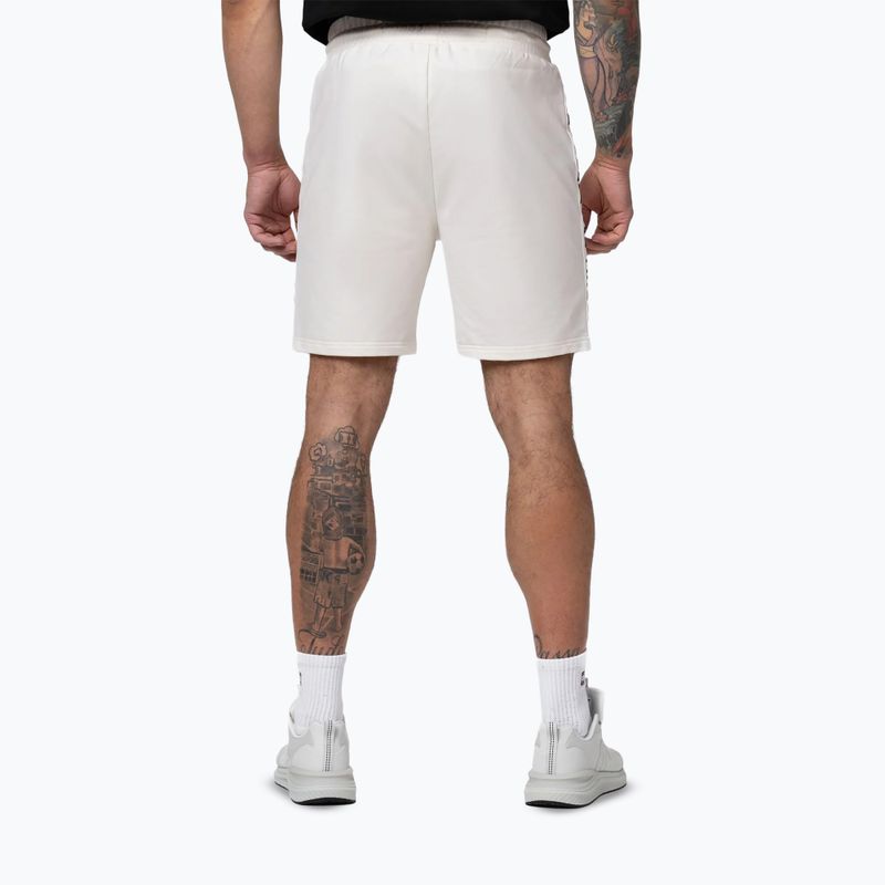 Vyriški šortai Pitbull Tape Parker off white 3