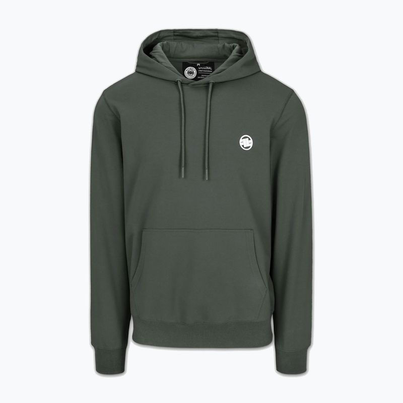 Vyriškas džemperis Pitbull Nugget Small Logo Hooded sage green 4