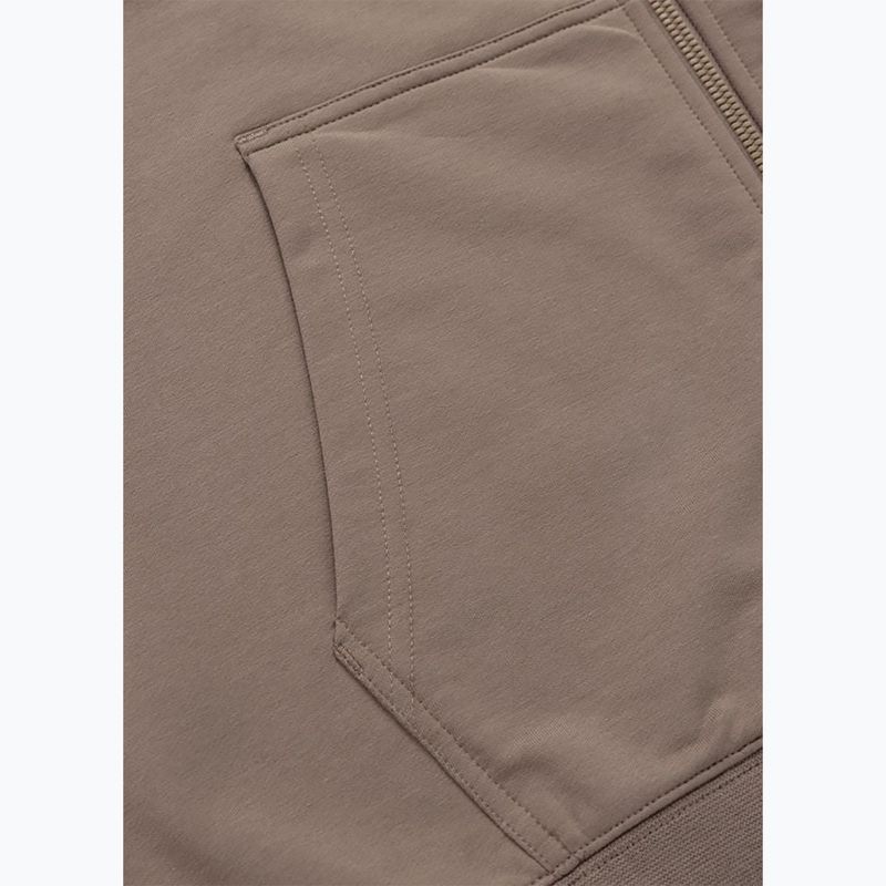 Vyriškas džemperis Pitbull Nugget Small Logo Hooded Zip brown savana 9