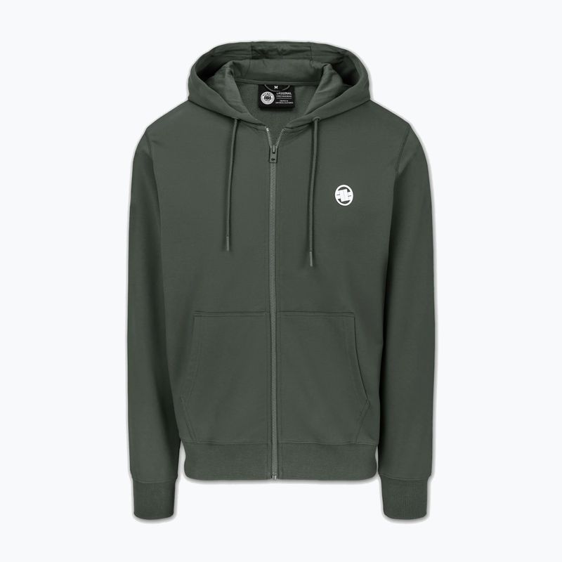 Vyriškas džemperis Pitbull Nugget Small Logo Hooded Zip sage green 5