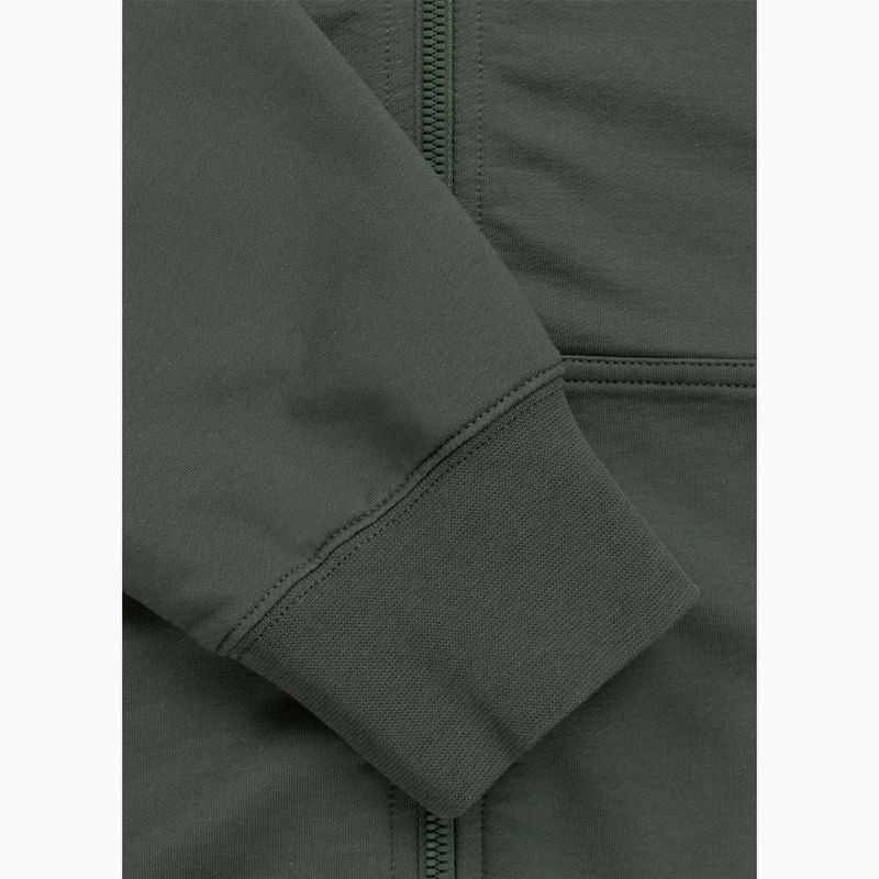Vyriškas džemperis Pitbull Nugget Small Logo Hooded Zip sage green 8