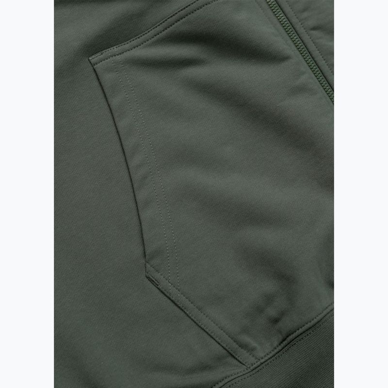 Vyriškas džemperis Pitbull Nugget Small Logo Hooded Zip sage green 9
