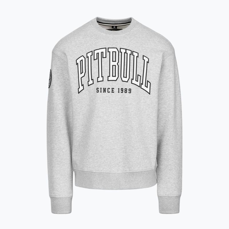 Vyriškas džemperis Pitbull Badger Crewneck grey/melange 5