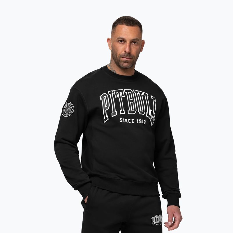 Vyriškas džemperis Pitbull Badger Crewneck black 4