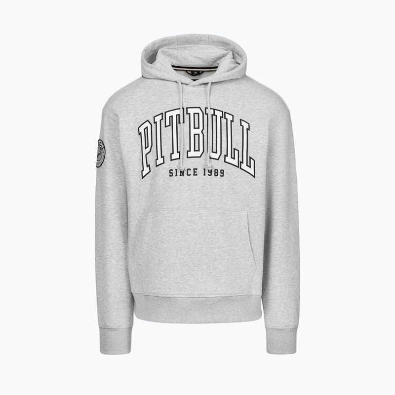 Vyriškas džemperis Pitbull Badger Hooded grey/melange 4