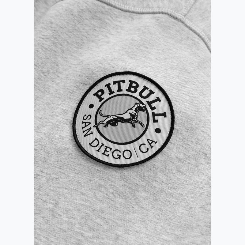 Vyriškas džemperis Pitbull Badger Hooded grey/melange 8