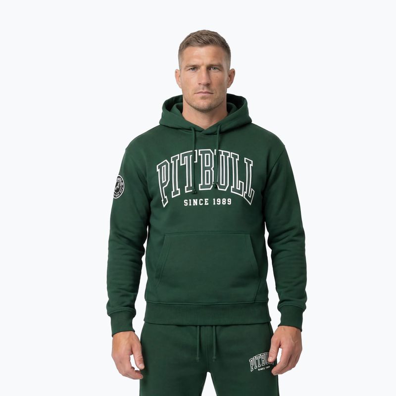 Vyriškas džemperis Pitbull Badger Hooded hunter green