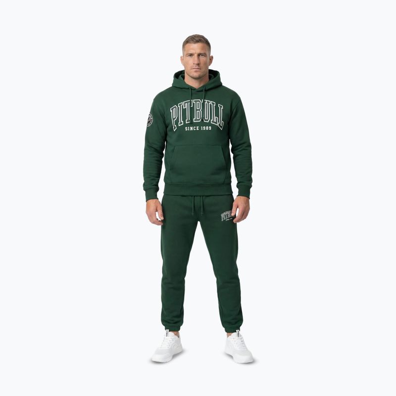 Vyriškas džemperis Pitbull Badger Hooded hunter green 2