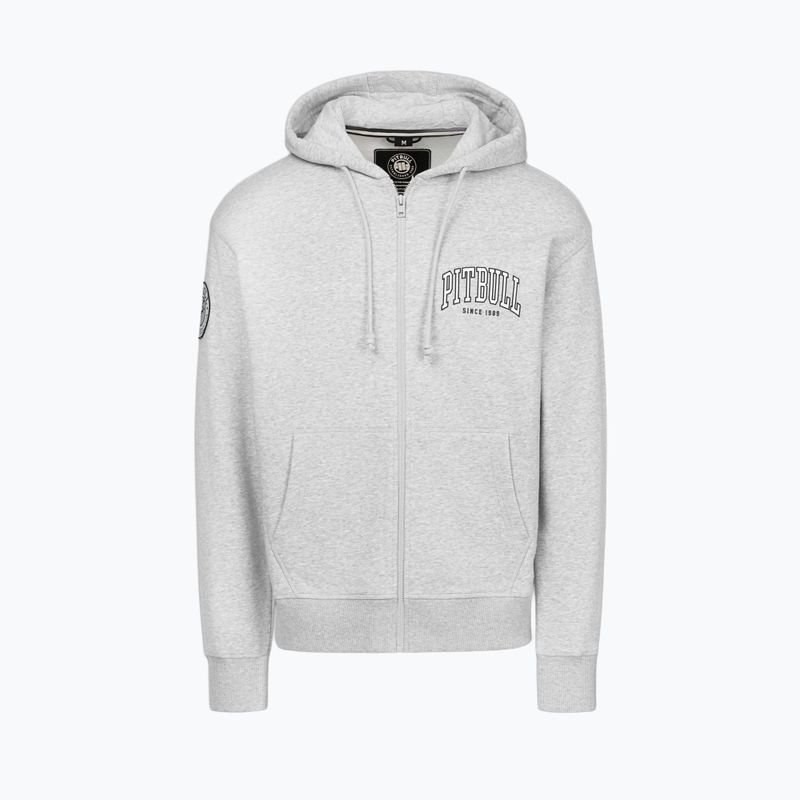 Vyriškas džemperis Pitbull Badger Hooded Zip grey/melange 6