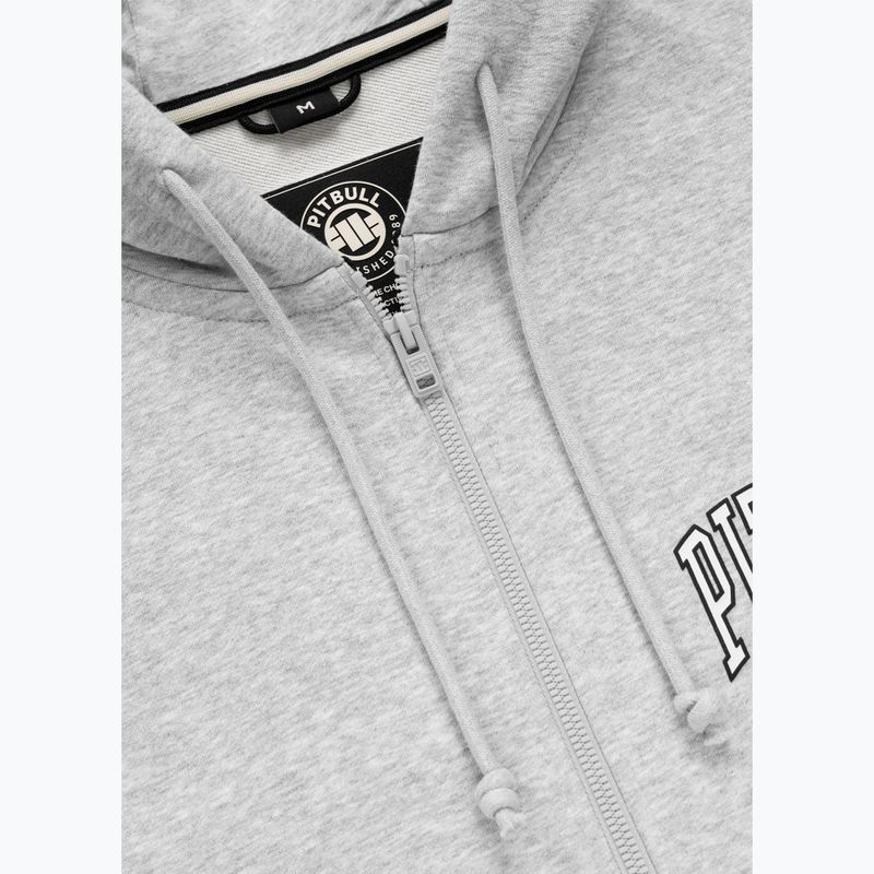 Vyriškas džemperis Pitbull Badger Hooded Zip grey/melange 8