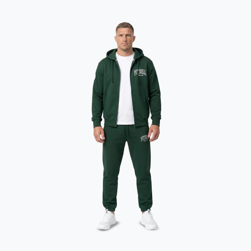 Vyriškas džemperis Pitbull Badger Hooded Zip hunter/green 4