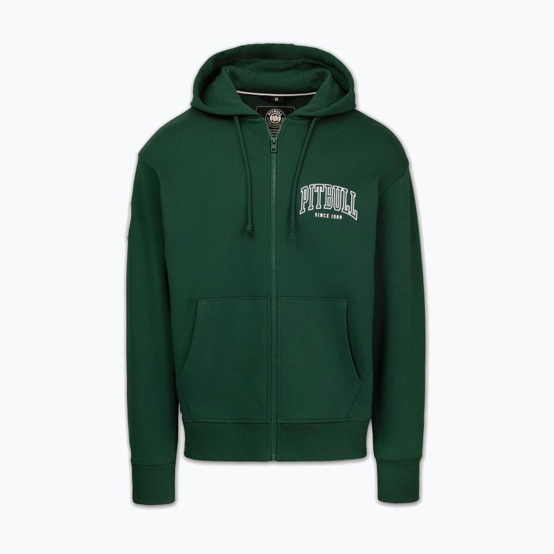 Vyriškas džemperis Pitbull Badger Hooded Zip hunter/green 5