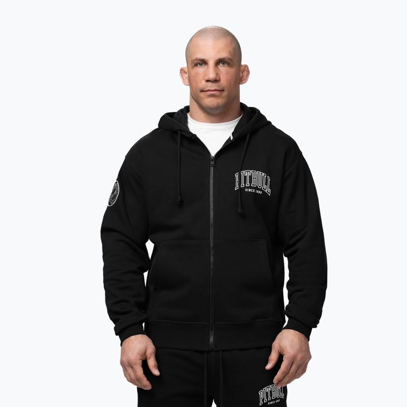 Vyriškas džemperis Pitbull Badger Hooded Zip black
