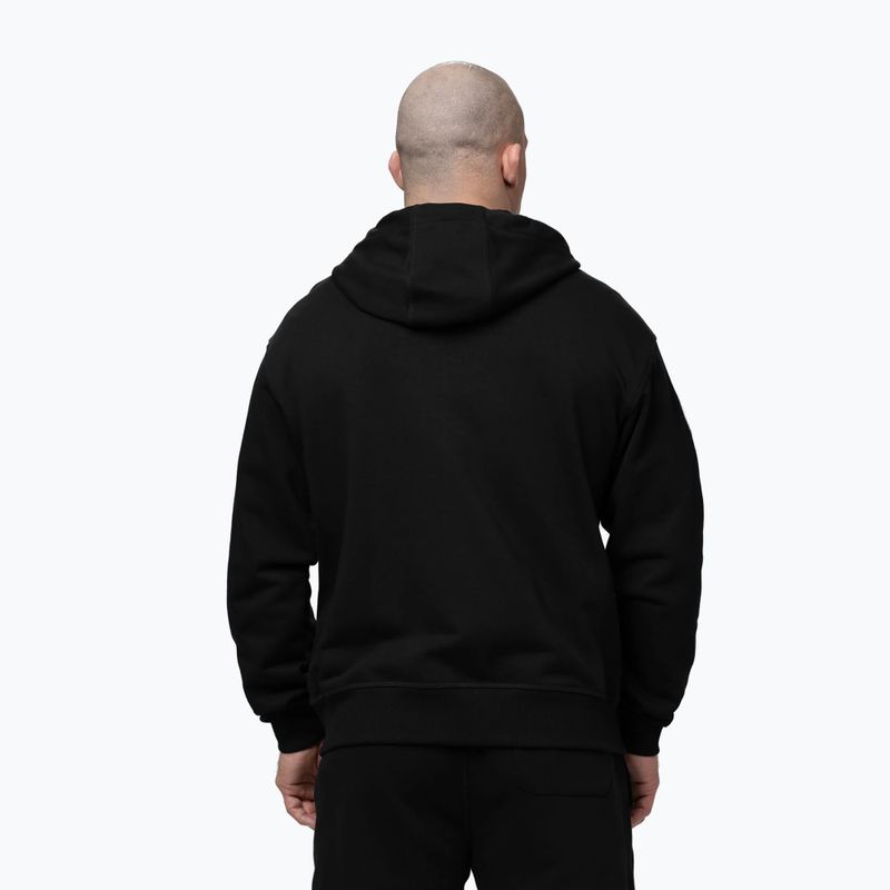 Vyriškas džemperis Pitbull Badger Hooded Zip black 3
