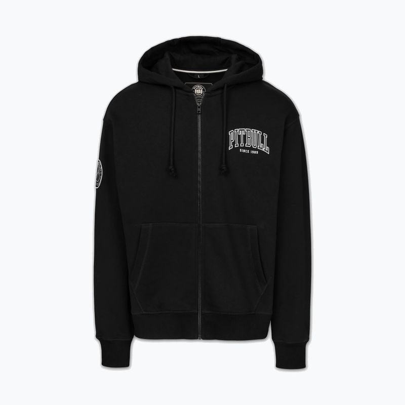 Vyriškas džemperis Pitbull Badger Hooded Zip black 5