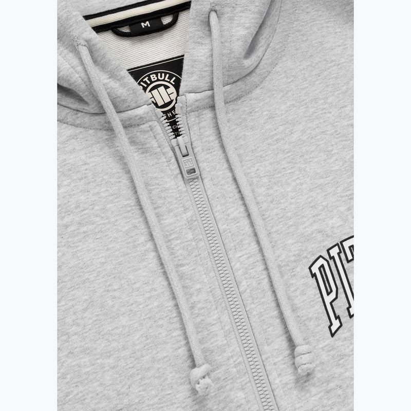 Vyriškas džemperis Pitbull Badger Hooded Vest Zip grey/melange 8