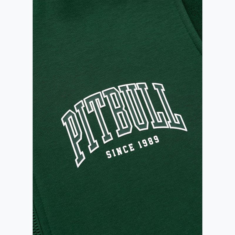 Vyriškas džemperis Pitbull Badger Hooded Vest Zip hunter green 9