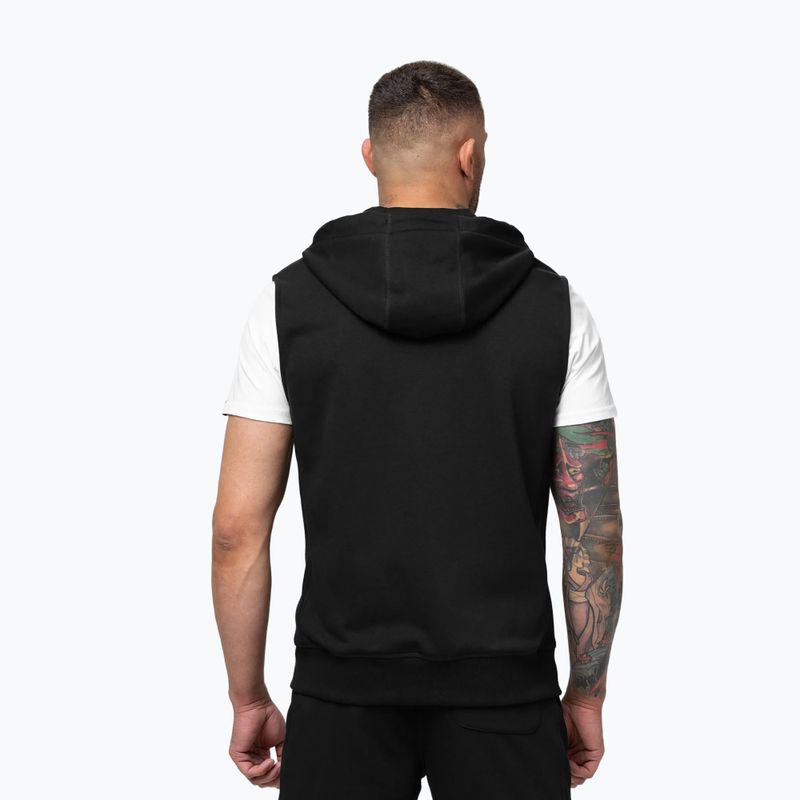 Vyriškas džemperis Pitbull Badger Hooded Vest Zip black 3