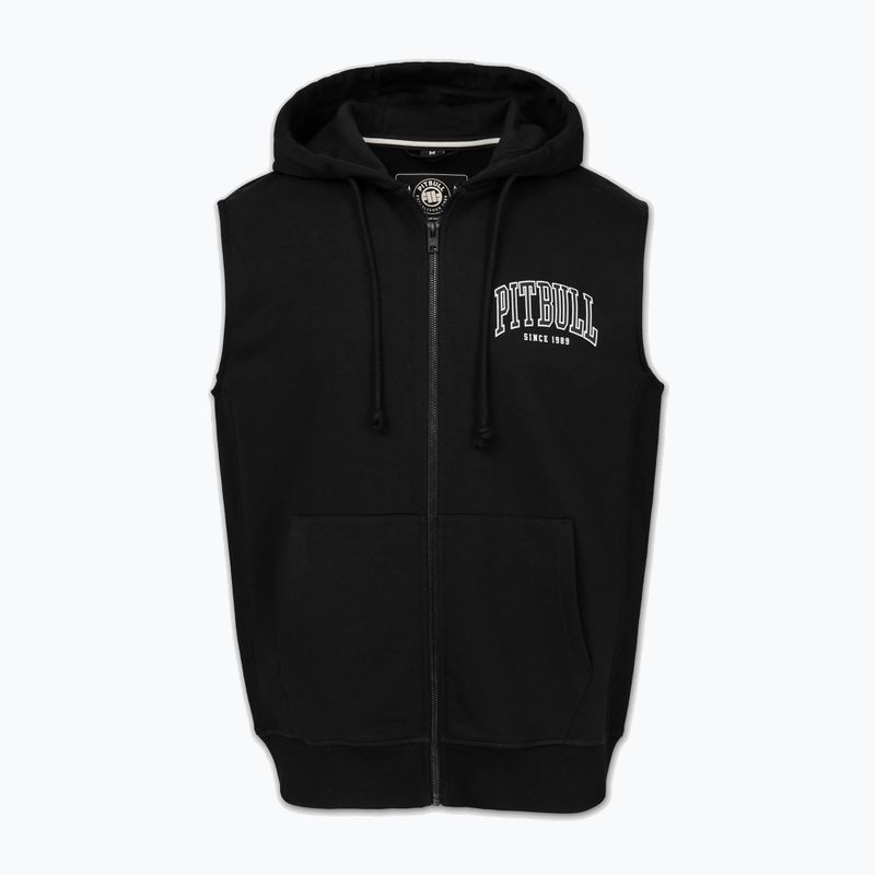 Vyriškas džemperis Pitbull Badger Hooded Vest Zip black 5