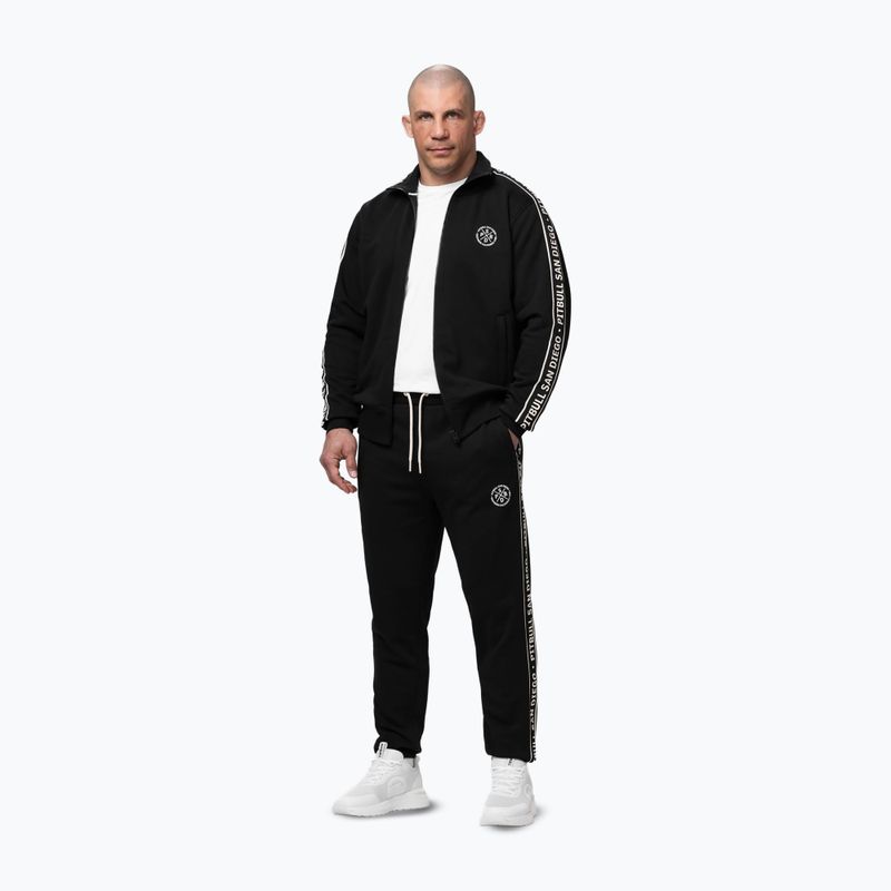Vyriškas džemperis Pitbull Nexus Track Jacket black 2
